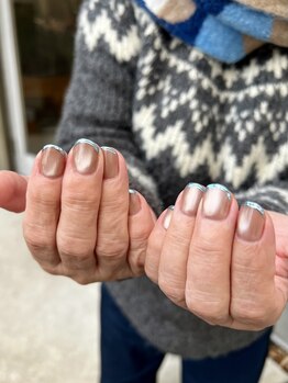 サラソージュ アチワ ネイル(SARA SO-JU ACHIWA NAIL)/ミラーフレンチ