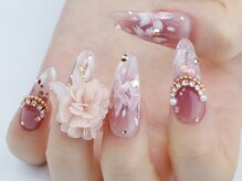 ネイルサロン ハナアオヤマ 梅田店(Nail Salon Hana Aoyama)/フラワーネイル☆