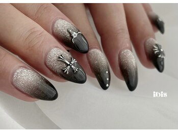 アイビス(ibis)/クロムハーツ風ネイル