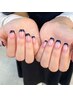 【ハンド/フレンチネイル(ベースカラー無)】¥7,500
