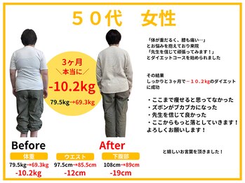 大の樹治療院 府中 中河原店/先生を信じて良かった！