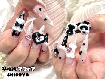 ネイルマフィア 渋谷(NAIL MAFIA)の写真/【圧倒的な技術力】JAN本部認定講師在籍の実力派!お爪に優しい一層残しのフィルイン導入」モチの 良さも◎