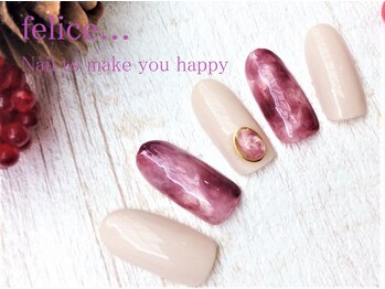 ネイルサロン フェリーチェ(felice)/【定額ネイル】¥7480