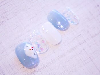 ラルネイル 大宮(Lull. nail)/*Winter*雪だるまart*