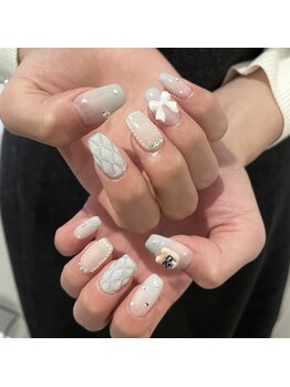 ネイル アバンス 西梅田店(Nail AVANCE.)/キルティングネイル