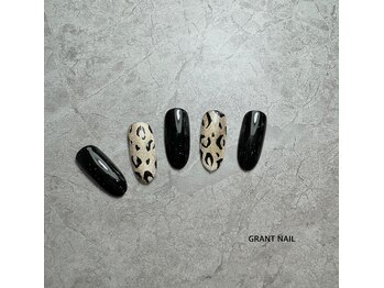 グラントネイル 和歌山店(GRANT NAIL)/レオパードネイル☆川島