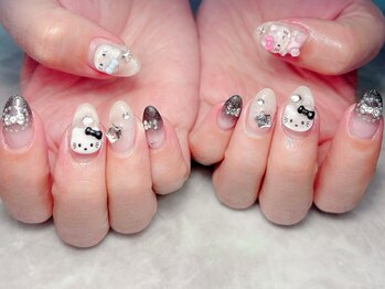 ブリスフルハピネス(Blissful happiness)/持ち込みデザインネイル