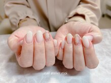 モア(moi)の雰囲気（ワンポイントアートを入れるとシンプルの中に華やかさがアップ！）