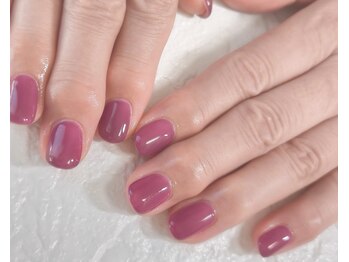 ラウ(Lau)/クリアピンクネイル¥５５００