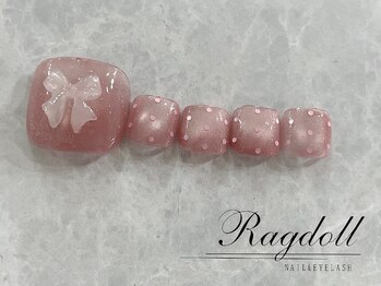 ネイルアンドアイラッシュ ラグドール 松田店/Miyauchi限定 フットデザイン