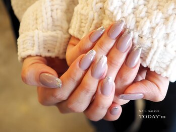 トゥデイム(TODAY'm)/ラメグラデーション