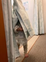 子育てママの整体サロン/施術中のお子様の様子