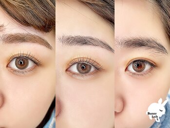 バニーラッシュ 池袋店(Bunny Lash)の写真/ハリウッドブロウリフト/アイブロウで毛流れ矯正や韓国風眉毛も◎人気のオプション「間引き」+500円
