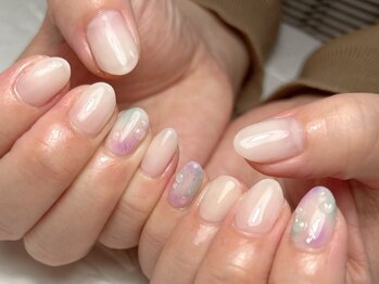 ブリスフルハピネス(Blissful happiness)/梅雨ネイル