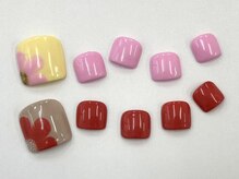 ネイルサロン クイール 小山店(NAIL SALON QUILL)/シンプルフラワーアート