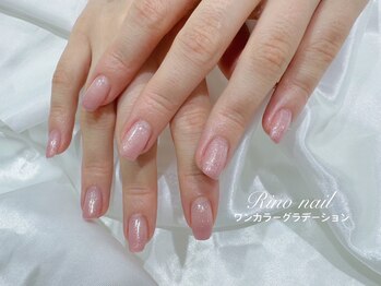 リノ ネイル(Rino nail)/ピンクラメグラデーション70515