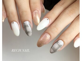 レッシュネイル サロンアンドスクール(RECH NAIL salon&school)/ノモトーンチェック