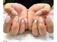 リジュベ(Rejuve)/大理石柄とニュアンスネイル☆