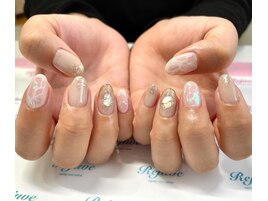 大理石柄とニュアンスネイル☆