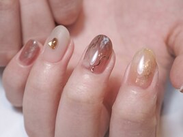 ～淡色ニュアンスネイル～