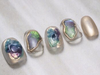 アイネイルズ 天神今泉店(I-nails)/インク×マグネット