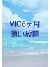 VIO脱毛　6ヶ月通い放題　¥33000