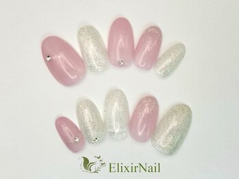 エリクサーネイル 神田(Elixir Nail)/シンプル/クーポン使用