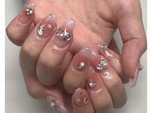 ペッシュブルーム 梅田(Peche Bloom)/フラッシュネイルフレンチネイル