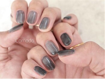 ネイル アトリエ コモード(nail atelier Comodo)/ニュアンスネイル [スモーキー]