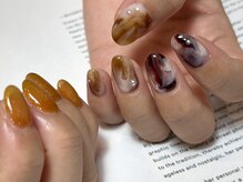 デューネイルスタジオ(dew nail studio)/カフェオレネイル