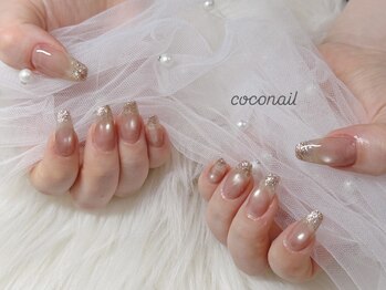 ココネル 本八幡店(coconail)/enoi ガラスマグ ラメアート追加