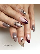 レッシュネイル サロンアンドスクール(RECH NAIL salon&school)/深めカラーで冬ネイル
