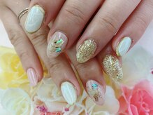 ダブルネイル(Double Nail)/【豊田】pink×シェル