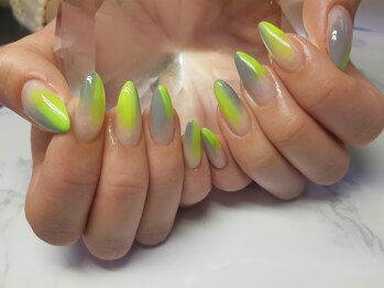 カラフル パレット(COLORFUL PALETTE)/ぬりかけネイル