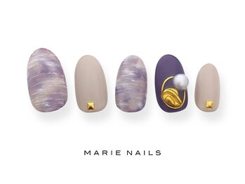 マリー ネイルズ いわきラトブ店(MARIE NAILS)/定額7,700円税込 もやもや 0330d