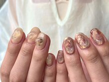 アイネイルズ 梅田店(I nails)/アシメインクぷっくり¥9700