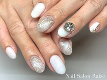 ライズ 本町店(Raize)/大理石ネイル/ベージュネイル