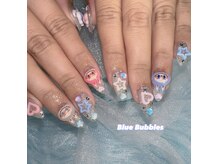 ブルーバブルス 代官山(Blue Bubbles)の雰囲気(大人気のキャラクターネイルもお任せください♪)