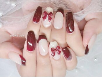 リッシュ トロワ(RICHE trois)の写真/【人気No1オフィスシンプル定額¥7700】パラジェル認定サロン☆1つ1つ説明してくれるので初めての方も安心♪