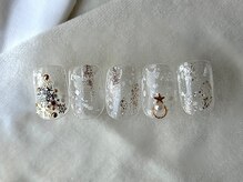 ノンチェ 西宮北口(Nonche)/クリスマスホワイトホロネイル