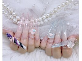 痛ネイル クリアネイル ちゅるん