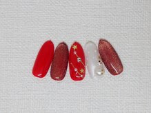 ティーエヌ 名古屋矢場町店/クリスマスネイル☆￥6980