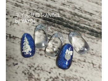 エンジェル 葛飾(ANGEL)/クリスマスネイル【青】