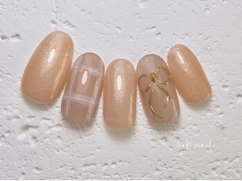 アークネイル 下北沢(urk.nail)/リボンネイル
