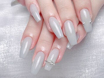 クイーンズネイルサロン(Queen's nail salon)/チップ長さだしワンカラー