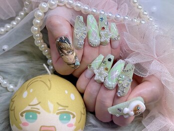 ネイル アリーズ セカンド(nail Allies 2nd)/痛ネイル チェック 星 オタク