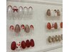 【2/1～2/14限定】Valentineネイル¥6000-