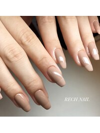 個性派ワンカラーネイル