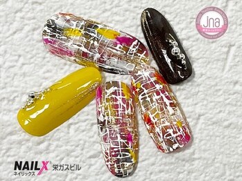 ネイリックス 栄ガスビル(NAILX)/ツイードネイル☆