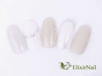 エリクサーネイル 五反田(Elixir Nail)/定額a シンプル/クーポン使用